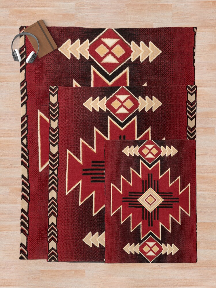"1890 NAVAJO SADDLE BLANKET UNALTERED SCAN OF ORIGINAL WORTH 38,000