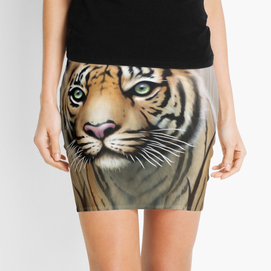 Tiger Mini Skirt