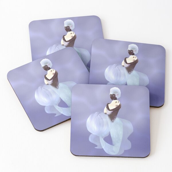 Item preview, mermaid with baby seal designed and sold by jujubaArt.
