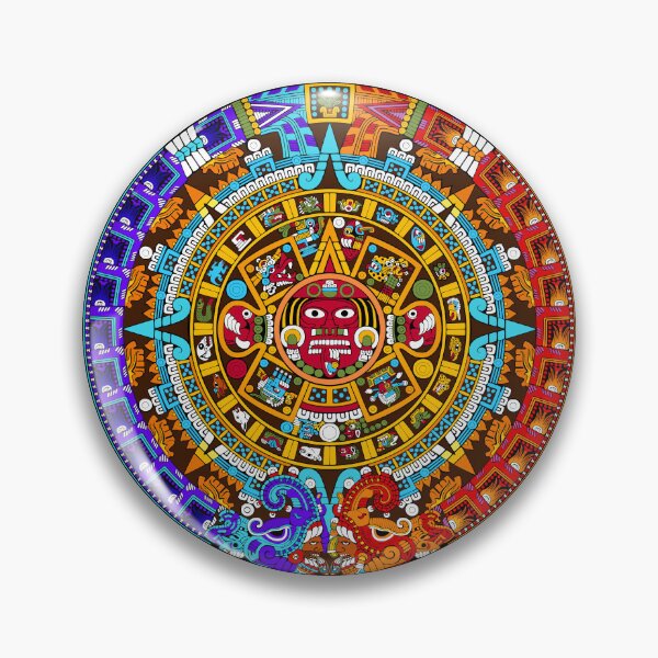 Item preview, Aztec Sun Stone - Night And Day designed and sold by kernowerno.