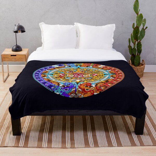 Item preview, Aztec Sun Stone - Night And Day designed and sold by kernowerno.