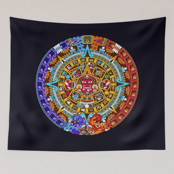 Item preview, Aztec Sun Stone - Night And Day designed and sold by kernowerno.