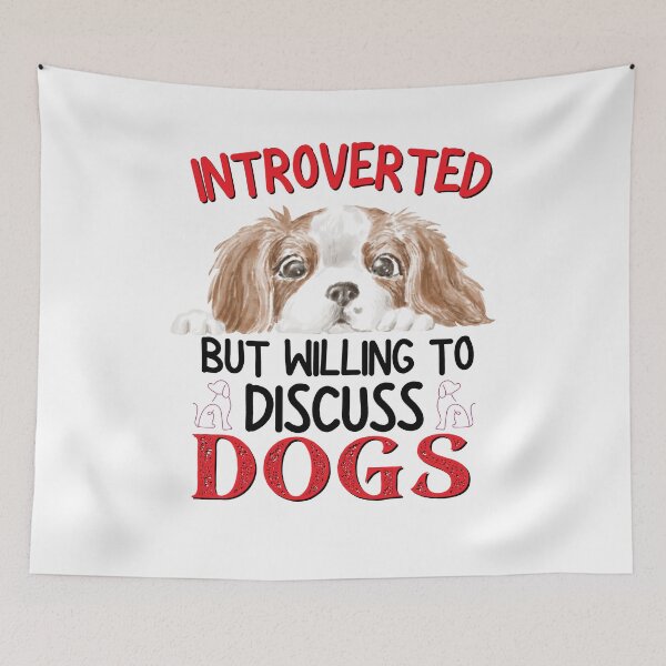 Item preview, Introverted But Willing To Discuss Dogs designed and sold by worldmodi.