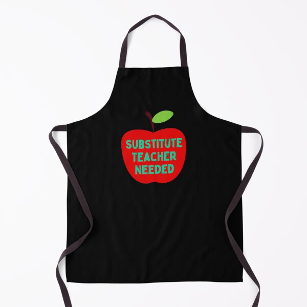Artikelvorschau, Ersatzlehrer benötigt Das beste Lehrer-rote Apple-Design entworfen und verkauft von BestTeacher.