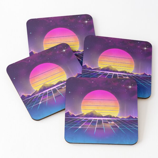 Item preview, Arcade Horizons (Synthwave Dream Landscape) designed and sold by forge22.