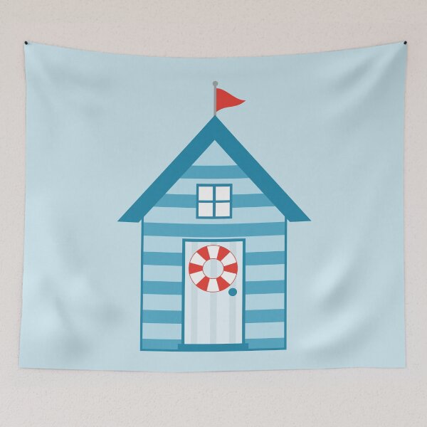 Item preview, Blue Beach Hut designed and sold by StudioShine.