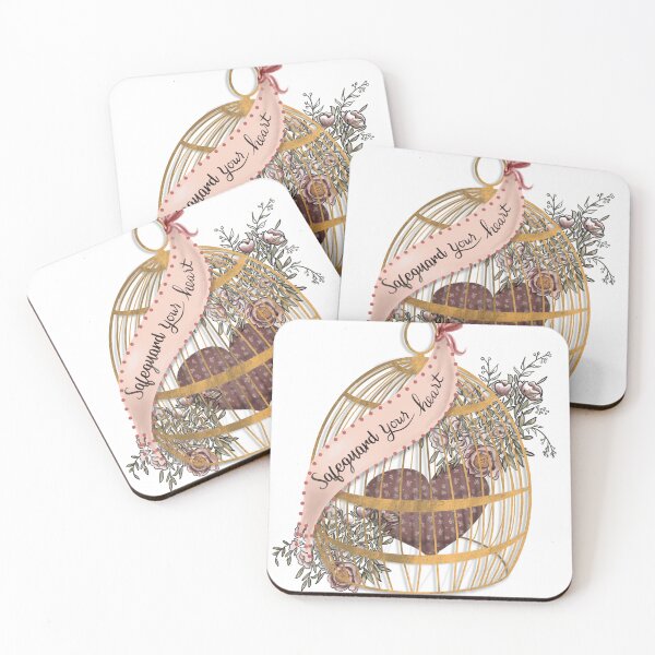 Item preview, Heart in a cage artwork  designed and sold by lilbitwhimsy.