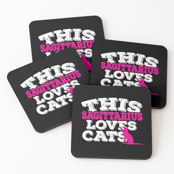 Item preview, Horoscope Zodiac Sign Sagittarius Loves Cats designed and sold by TheCrazyBear.