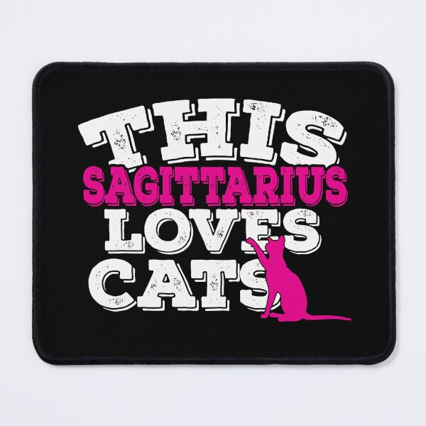 Item preview, Horoscope Zodiac Sign Sagittarius Loves Cats designed and sold by TheCrazyBear.