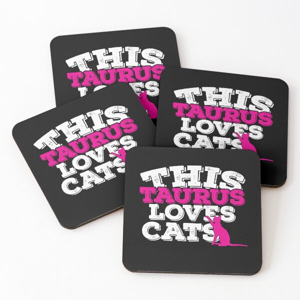 Item preview, Horoscope Zodiac Sign Taurus Loves Cats designed and sold by TheCrazyBear.