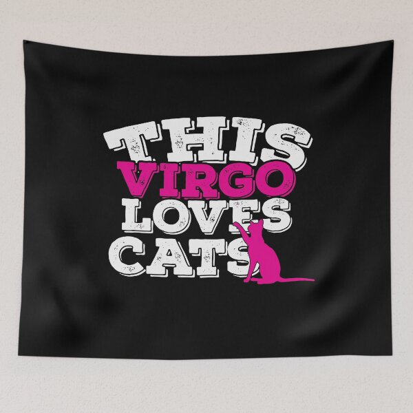 Item preview, Horoscope Zodiac Sign Virgo Loves Cats designed and sold by TheCrazyBear.