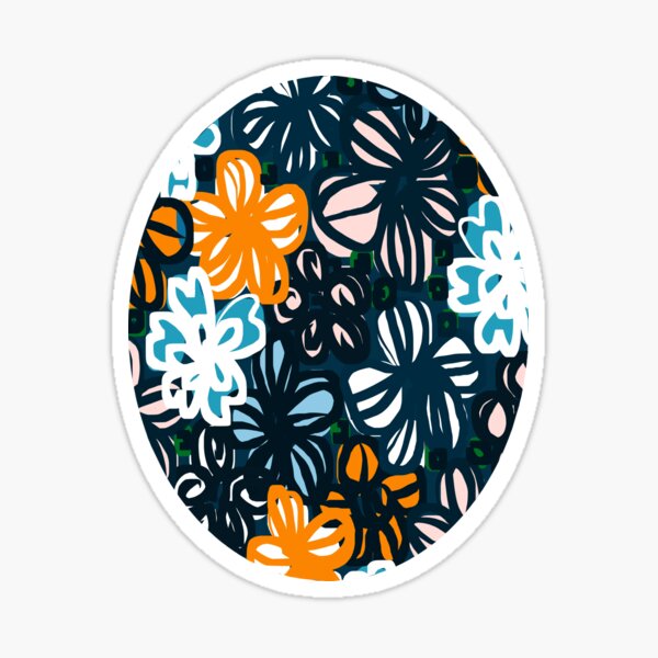 Item preview, Cool Fun Scandinavian Floral Pattern for Spring Summer  designed and sold by Deutschic.
