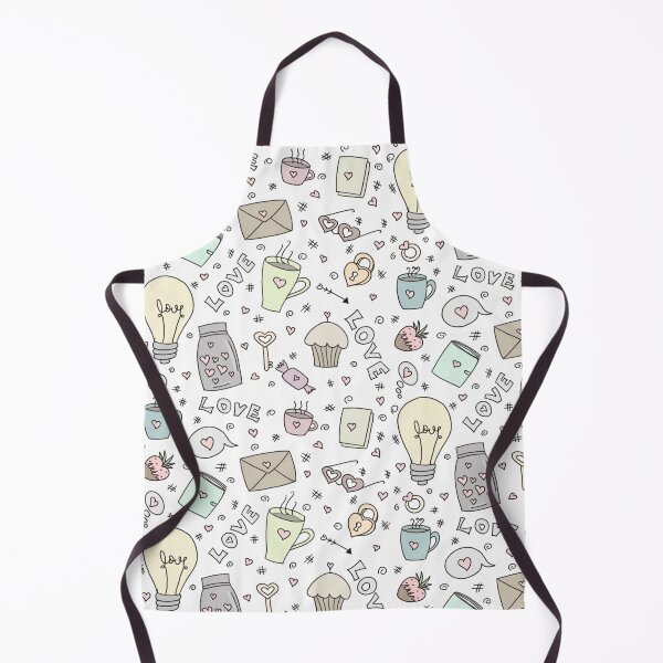 Item preview, Pastel colour love doodles designed and sold by Sanaura.