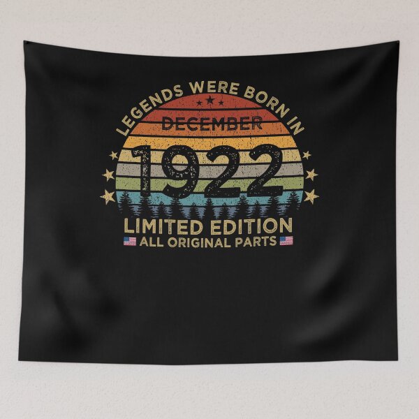 Item preview, Legends Were Born In December 1922 Limited Edition Patriotic designed and sold by cssdru.