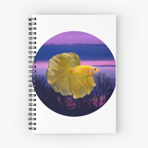 Item preview, Yellow Betta Fish Pet Fan Sticker designed and sold by ChloeLovesColor.
