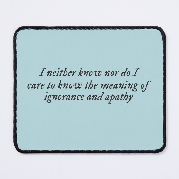 Item preview, Ignorance and Apathy Typography designed and sold by IronicBGear.