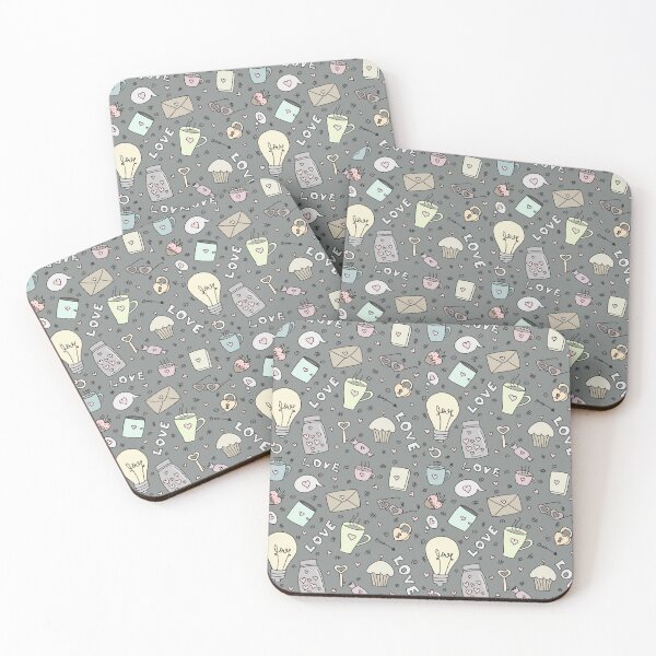 Item preview, Pastel colour cute love cartoon design  designed and sold by Sanaura.