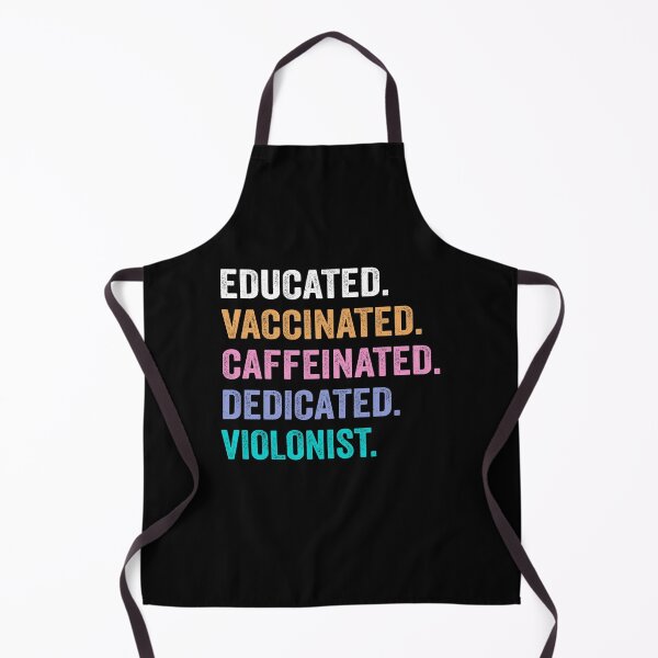 Item preview, Educated Vaccinated Caffeinated Dedicated violonist shirt, Funny violonist Christmas Gift designed and sold by xlnv.