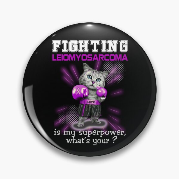 Item preview, Funny Cat Fighting Leiomyosarcoma Is My Superpower What's Your designed and sold by Kohend.