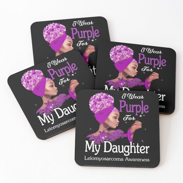 Item preview, Leiomyosarcoma Awareness Black Girl I Wear Purple For My Daughter designed and sold by tenjun16.