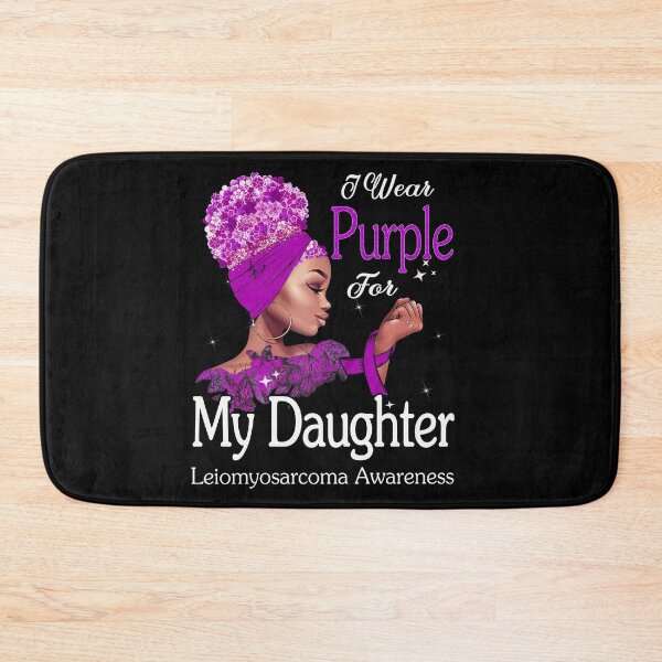 Item preview, Leiomyosarcoma Awareness Black Girl I Wear Purple For My Daughter designed and sold by tenjun16.