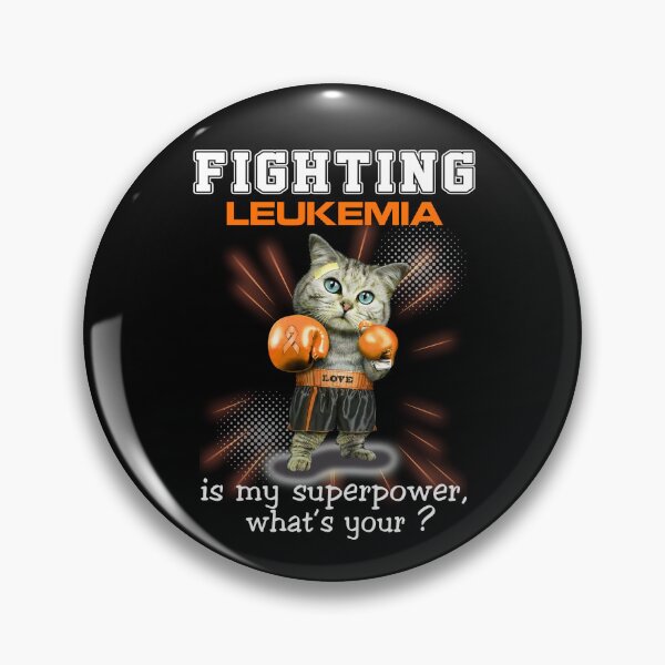 Item preview, Funny Cat Fighting Leukemia Is My Superpower What's Your designed and sold by Kohend.