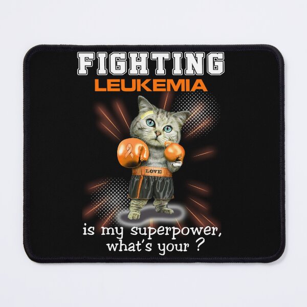 Item preview, Funny Cat Fighting Leukemia Is My Superpower What's Your designed and sold by Kohend.