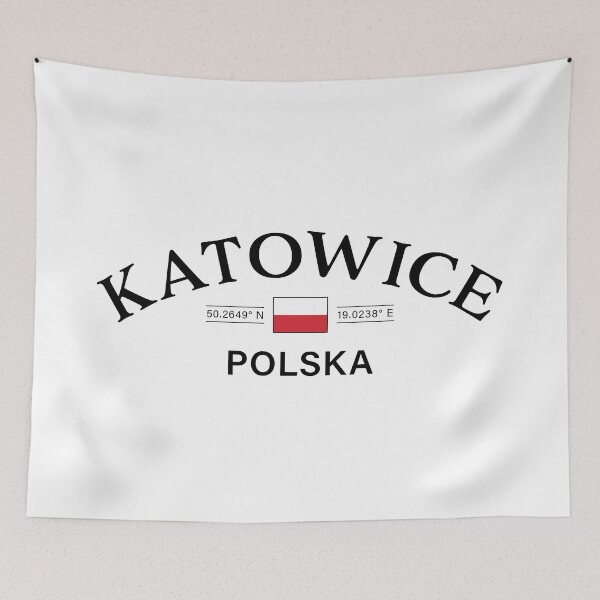 Item preview, Katowice Polska (Poland) Polish Coordinates designed and sold by HakeDesign.