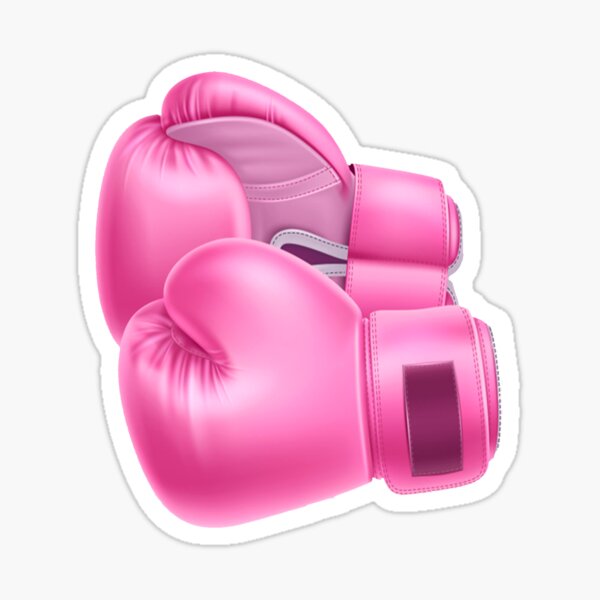 "Pink Boxing Gloves" Sticker by jamal2000agadir Redbubble