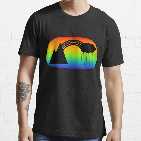 Black Rainbow (with colour) Essential T-Shirt