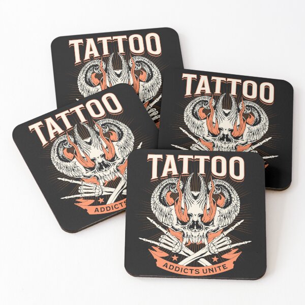 Item preview, Tattoo Addicts Unite, Tattoo Lover Gifts designed and sold by mamahellfire31.