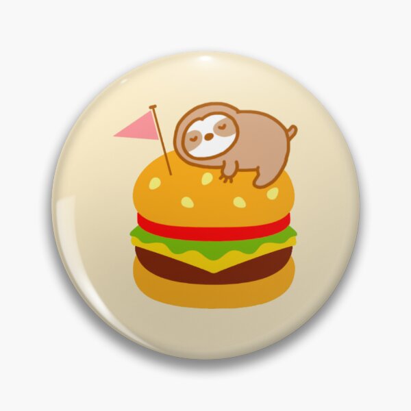 Item preview, Cute Cheeseburger Sloth designed and sold by theslothinme.