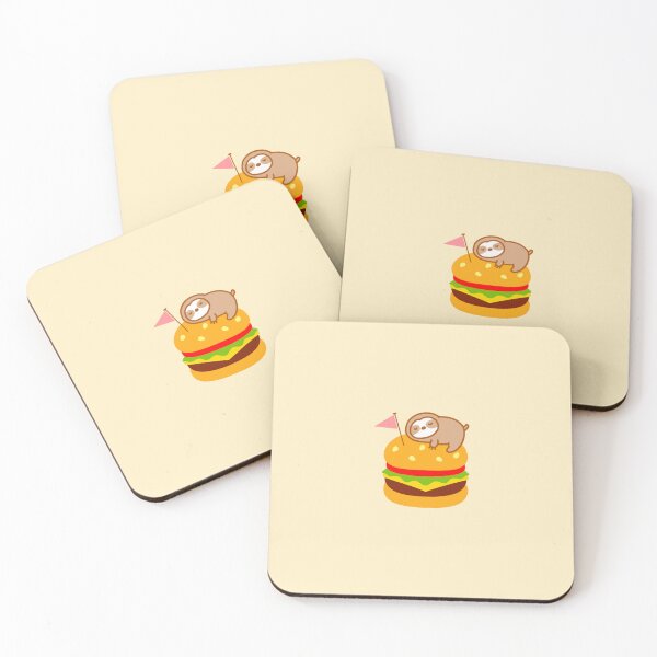 Item preview, Cute Cheeseburger Sloth designed and sold by theslothinme.