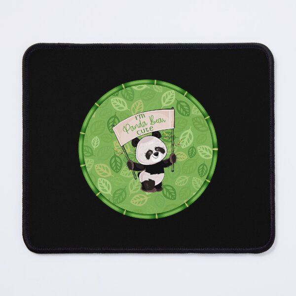 Item preview, I’m PANDA BEAR Cute (on Black) designed and sold by PawsitiveMum.