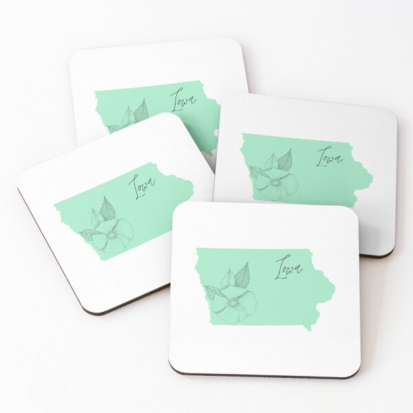 Artikelvorschau, Iowa - Staatsblume - Seafoam entworfen und verkauft von CozyMcGee.