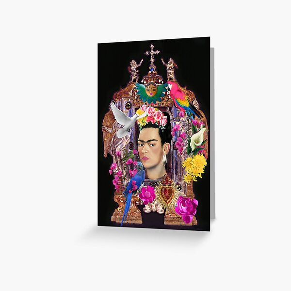 Item preview, Frida Kahlo Flowers Birds designed and sold by FridaArtGallery.