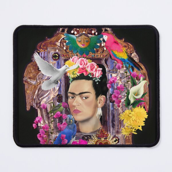 Item preview, Frida Kahlo Flowers Birds designed and sold by FridaArtGallery.