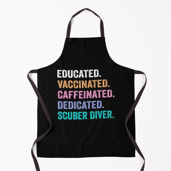 Item preview, Educated Vaccinated Caffeinated Dedicated scuber diver shirt, Funny scuber diver Christmas Gift designed and sold by xlnv.
