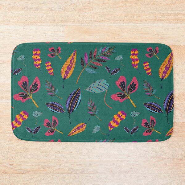 Item preview, Happy Leaves Pattern - Botanical Pattern - Colorful Leaves - Playful Leaves designed and sold by Aktavrh.
