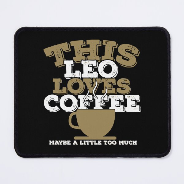 Item preview, Horoscope Zodiac Sign Leo Loves Coffee designed and sold by TheCrazyBear.