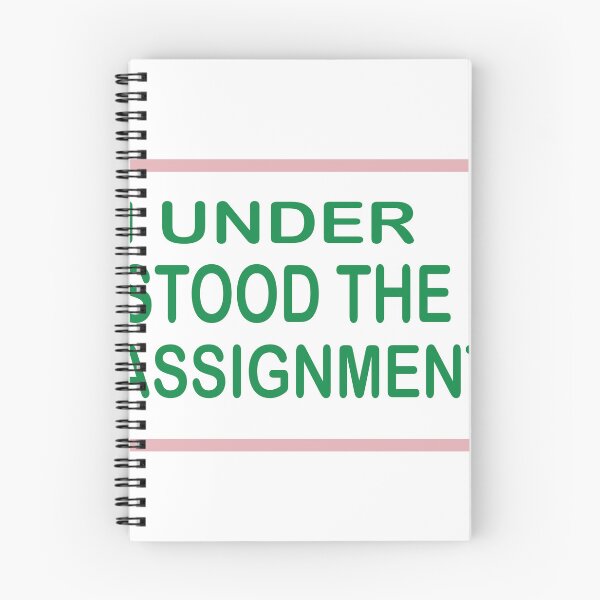 Item preview, I Understood The Assignment, designed and sold by truewear1.