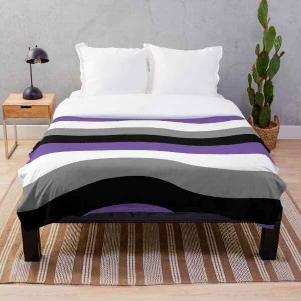 Item preview, Ace Pride Flag (Wavy) designed and sold by asexualmemes.