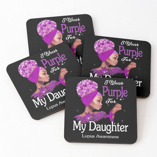 Item preview, Lupus Awareness Black Girl I Wear Purple For My Daughter designed and sold by tenjun16.