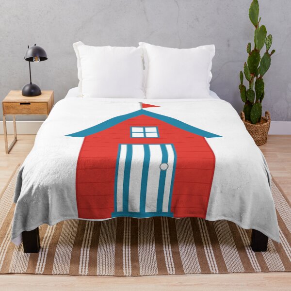Item preview, Red Beach Hut designed and sold by StudioShine.