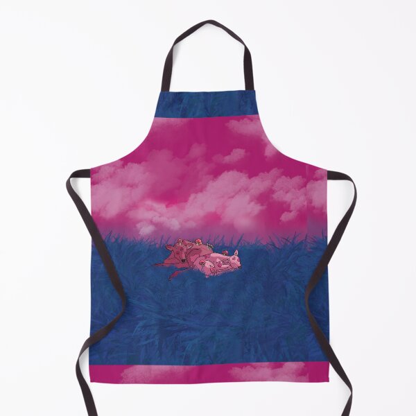 Item preview, Bi flag mushroom cows designed and sold by Little Crows Trinkets.