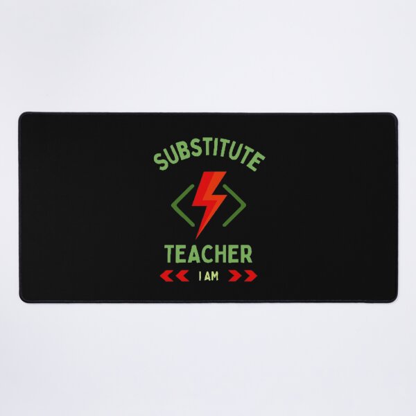 Item preview, Substitute Teacher I Am The Best Teacher Red Flash Design designed and sold by BestTeacher.