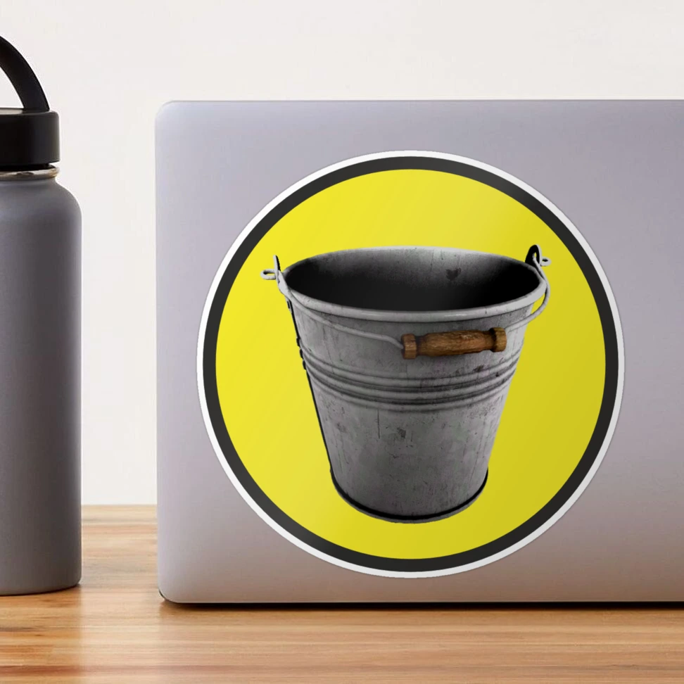 Stanley Parable Ultra Deluxe Bucket and Property of Stanley Sticker Sheet  6 × 4