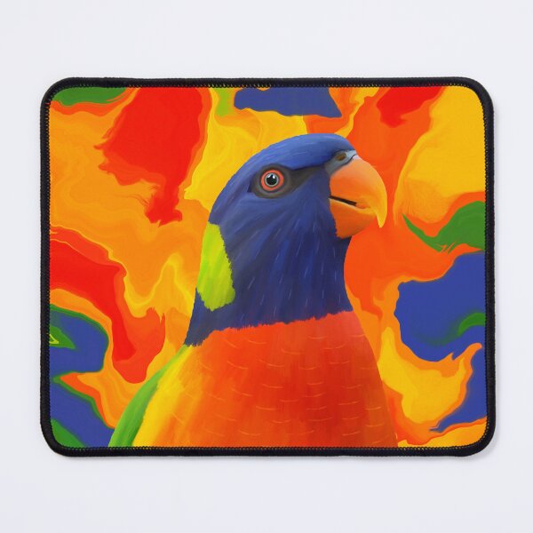 Item preview, Rainbow Lorikeet with a Splash of Colour designed and sold by Digitaldingo.