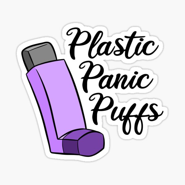 Item preview, Plastic Panic Puffs Design designed and sold by JaxNaBox.