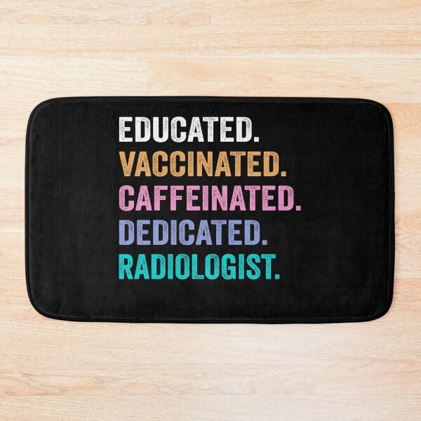 Item preview, Educated Vaccinated Caffeinated Dedicated radiologist shirt, Funny radiologist Christmas Gift designed and sold by xlnv.